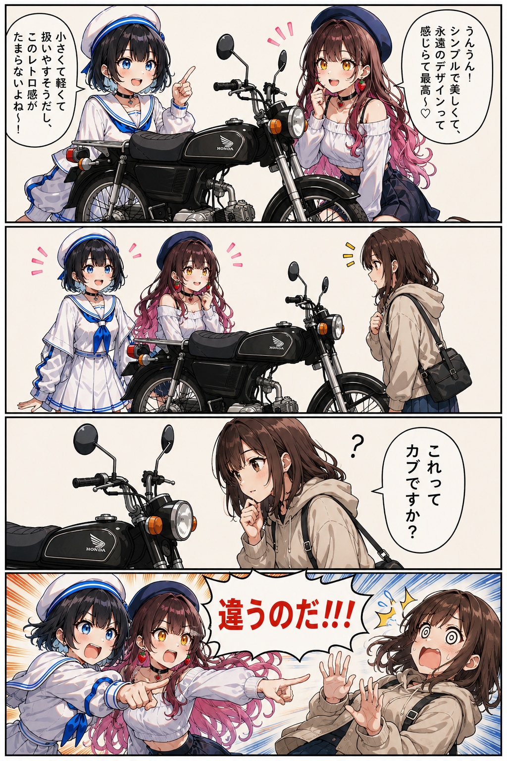 <本田ちゃん>違うのだ！<Sumiちゃん>
