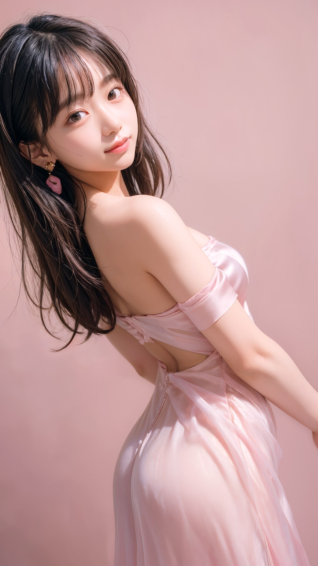 ピンクドレス