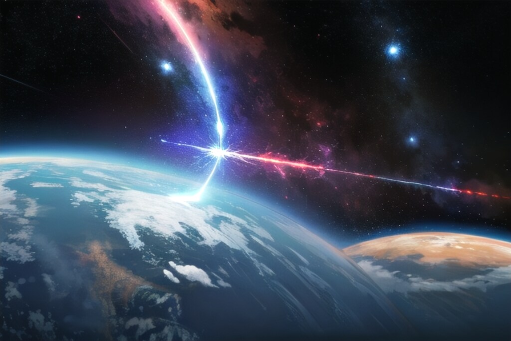 世界の切断線　パラレルワールドの発生した跡だ
