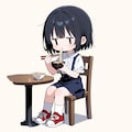 うどんを食べる 4枚目