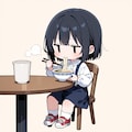 うどんを食べる 2枚目