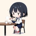 うどんを食べる 3枚目