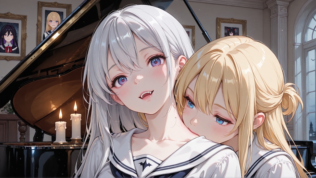 全寮制女学園の夜