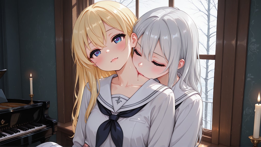 全寮制女学園の夜