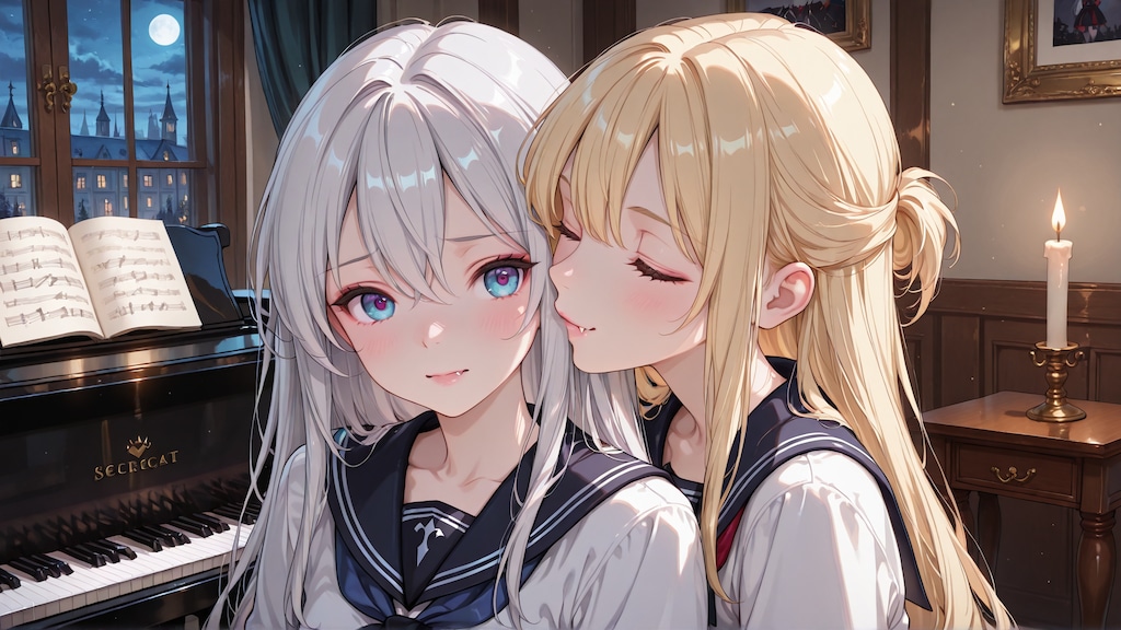 全寮制女学園の夜