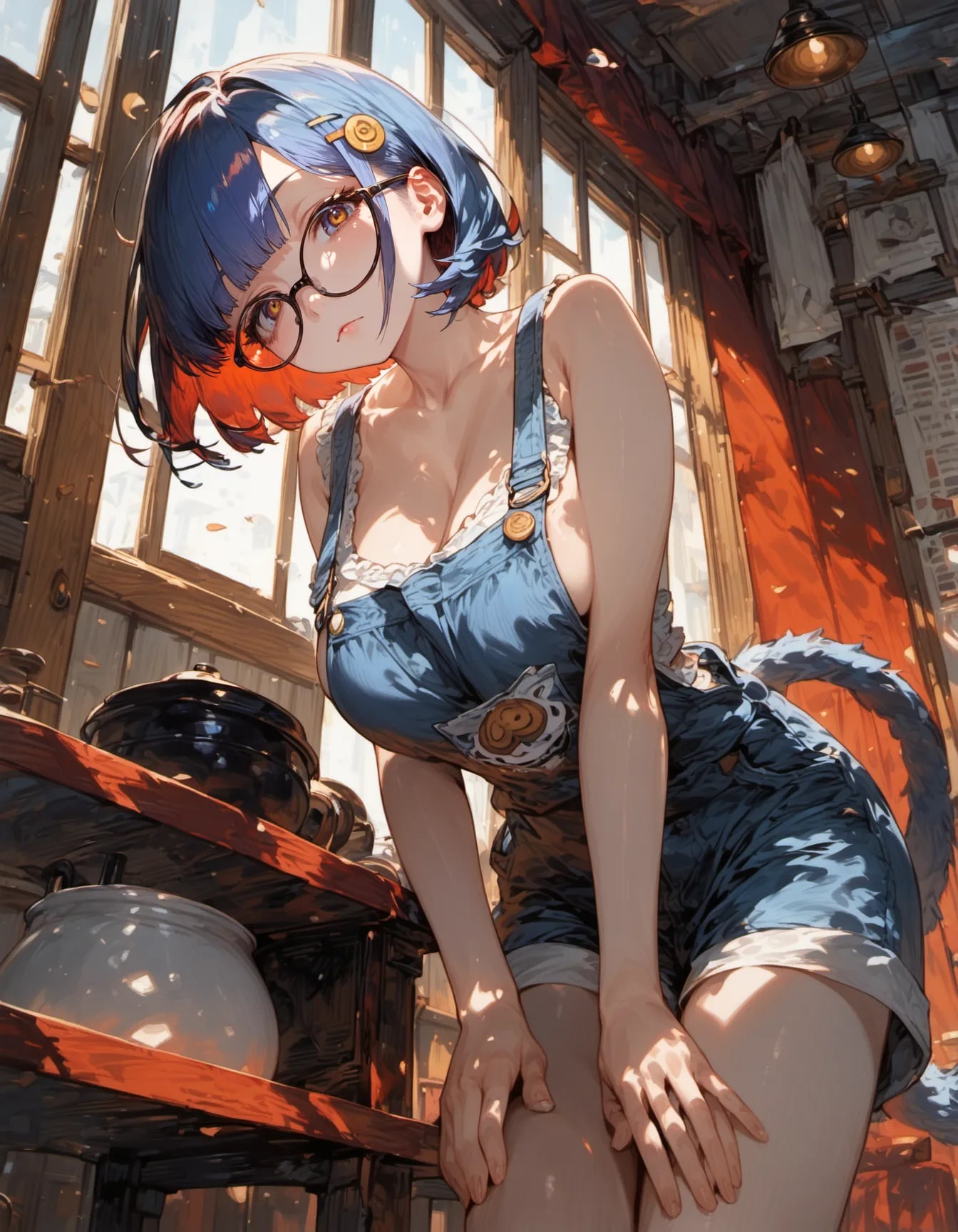 Amber Light, Quiet Thoughts | の人気AIイラスト・グラビア