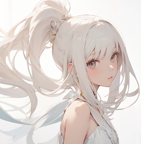 舞うポニテ