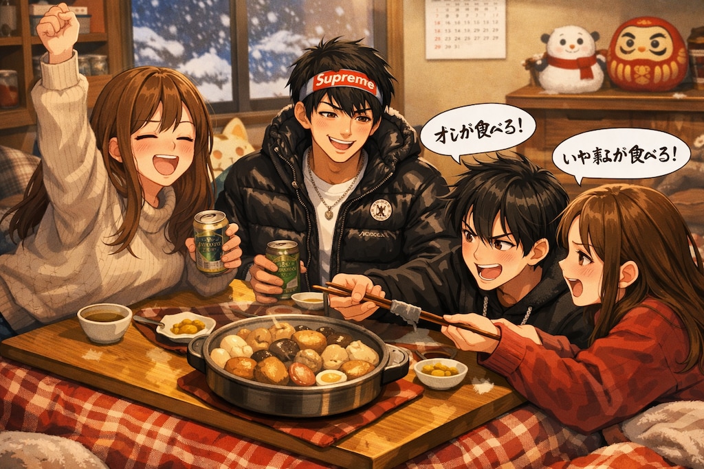冬はおでんが美味しい。