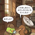 アンキーちゃんとおだし探偵インコ 4枚目
