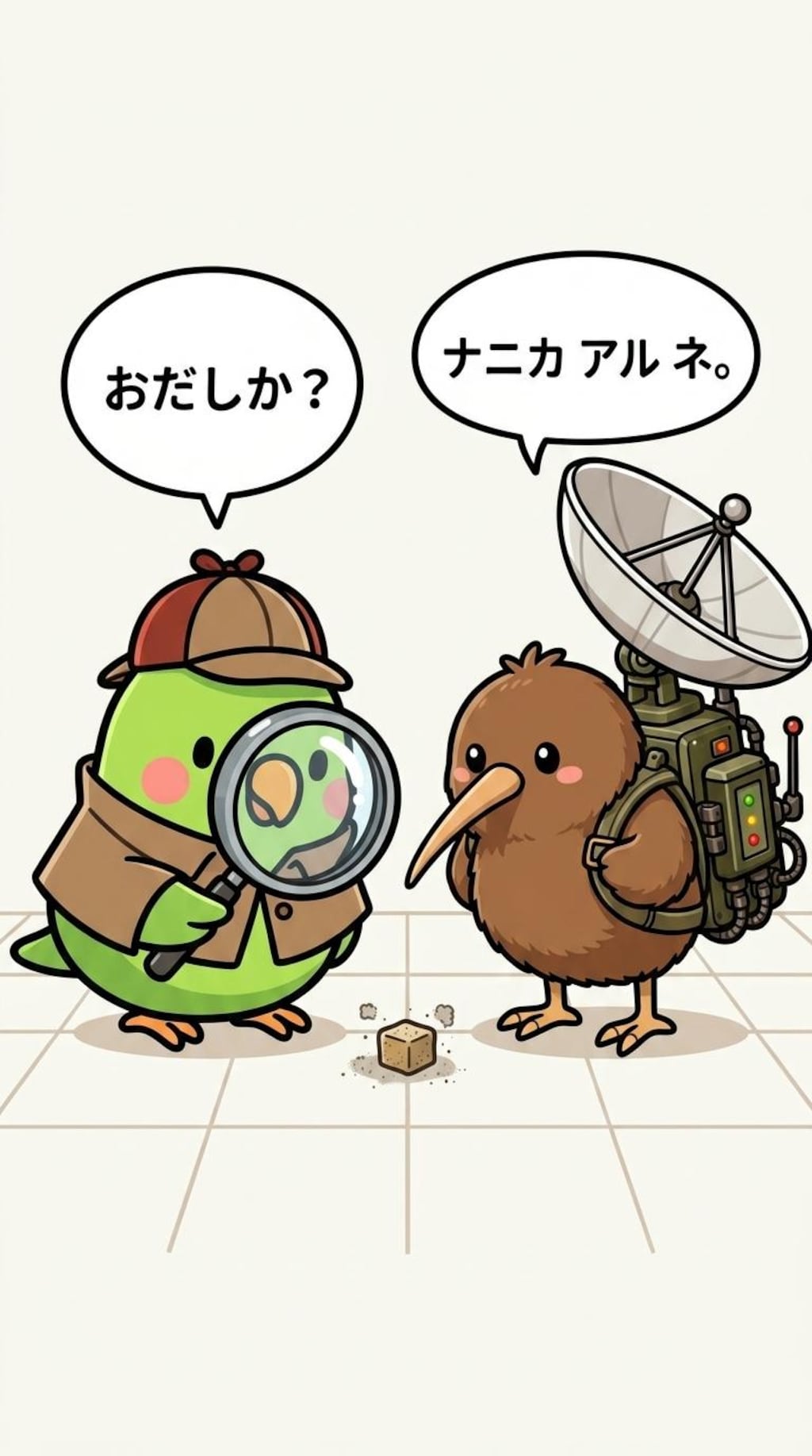 アンキーちゃんとおだし探偵インコ