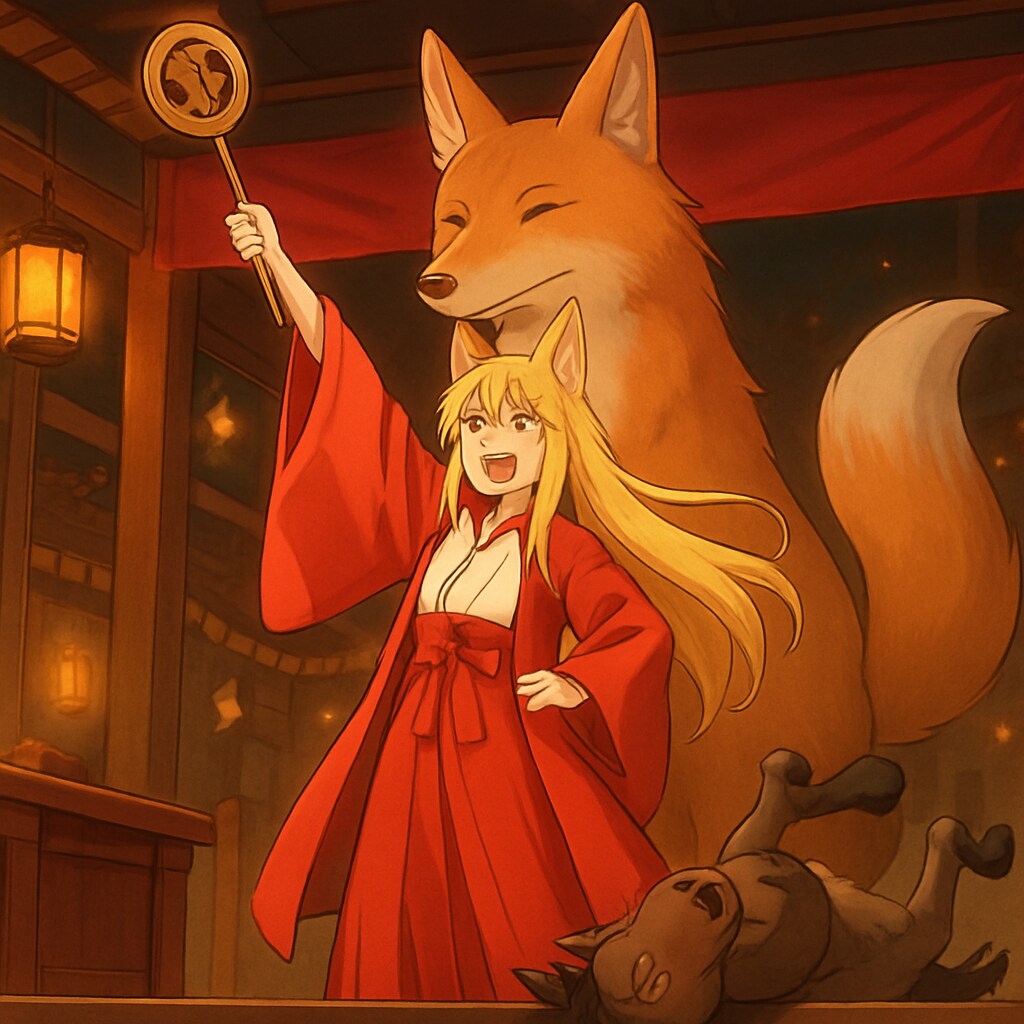 次はキツネ年よ！