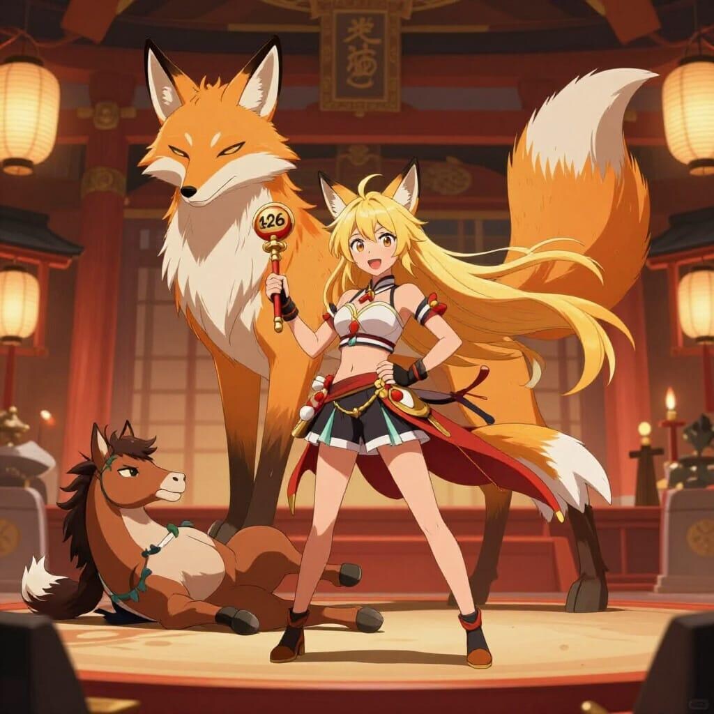 次はキツネ年よ！