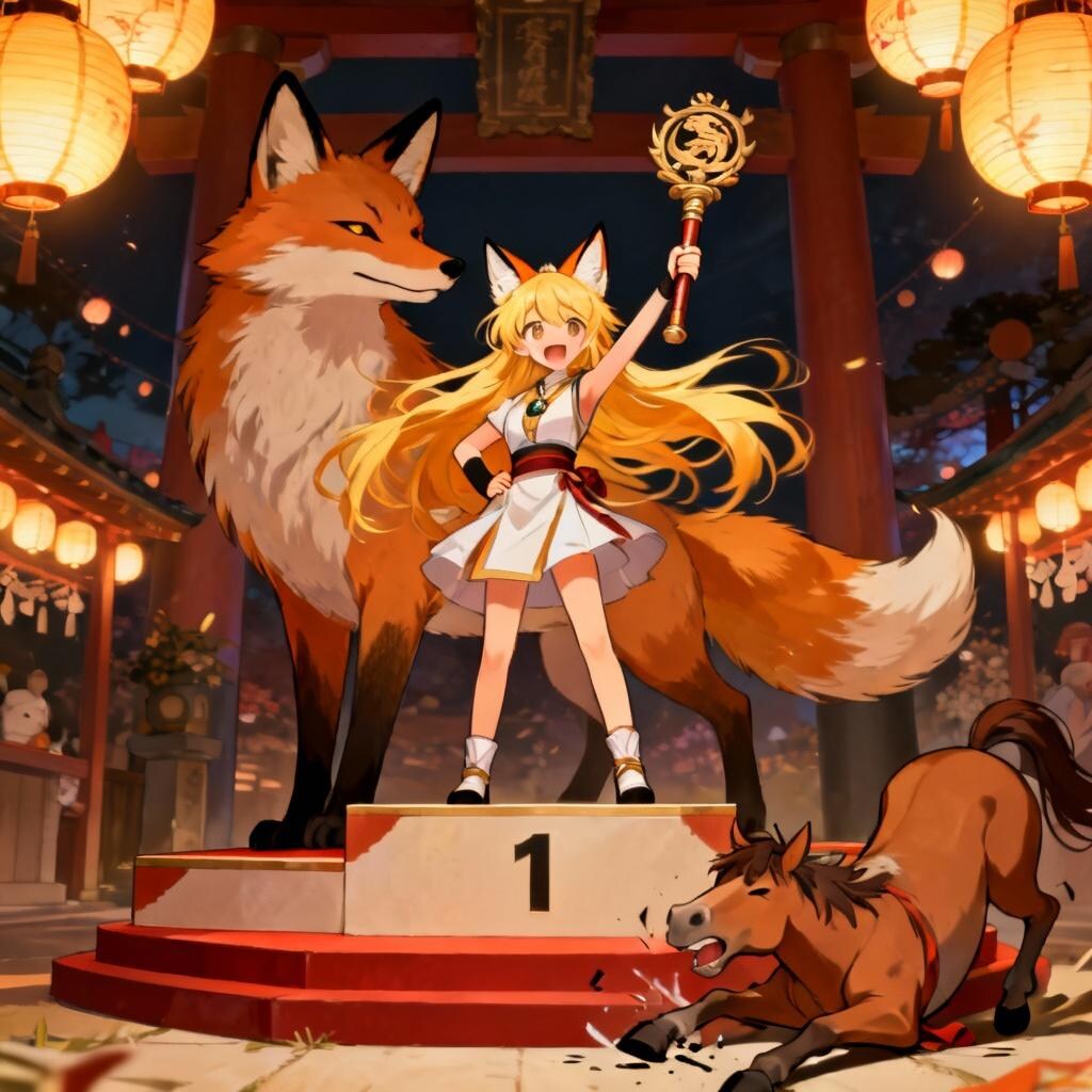 次はキツネ年よ！