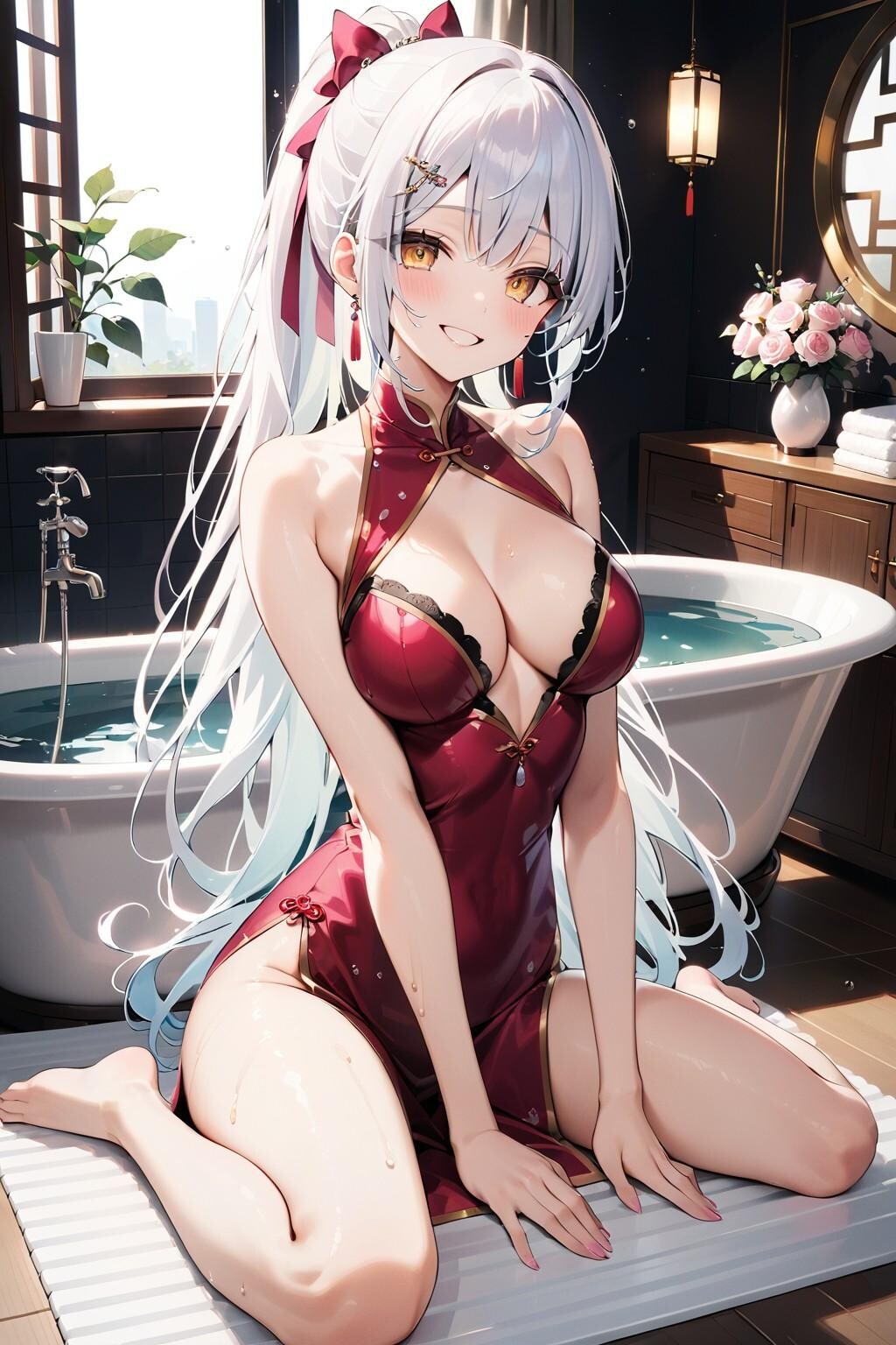 お店のおねえさん(わっふる)