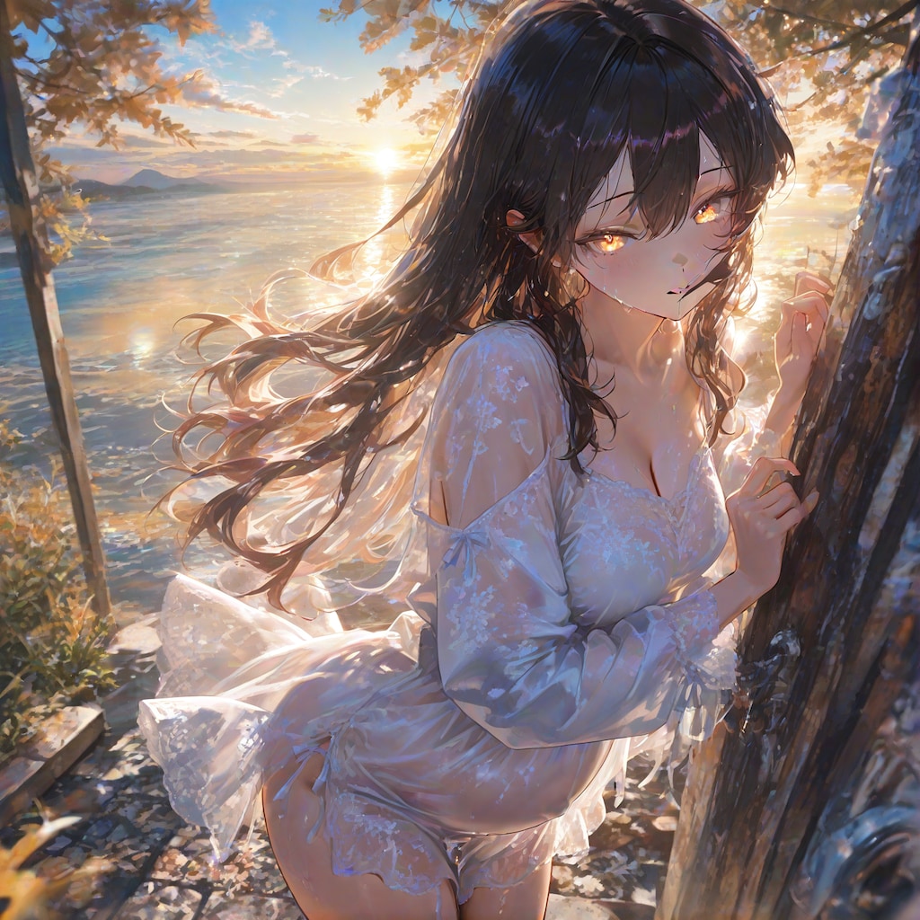 「青春の一時」PixAI