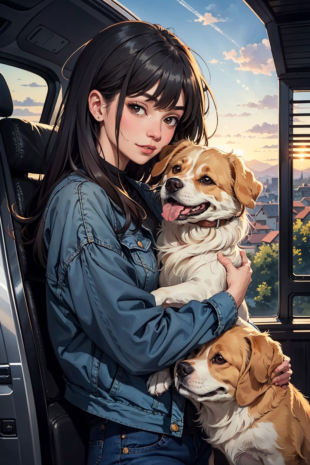 Modelはblueboys2D_v30さんで、Loraを入れたりマージしたり