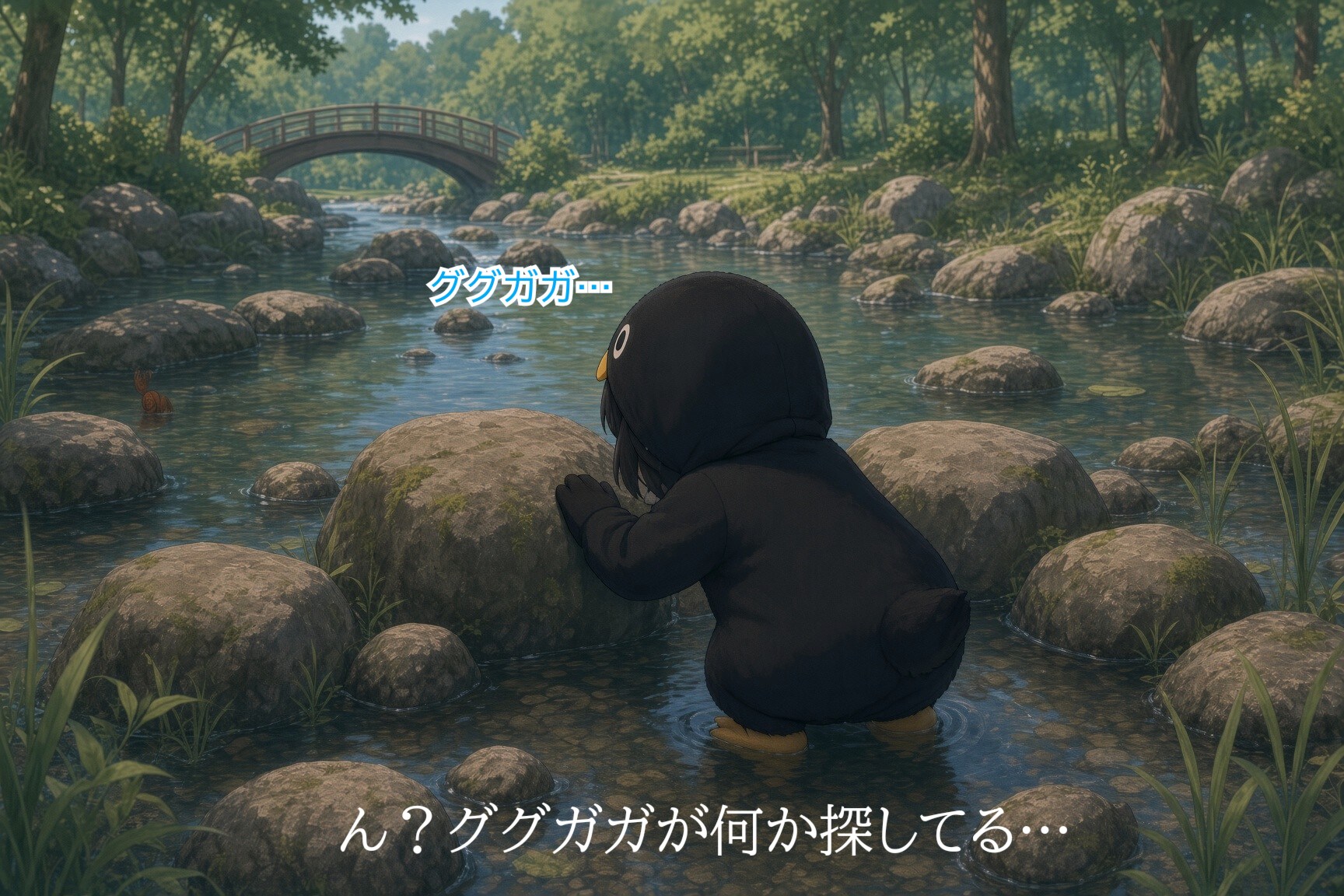 公園の池で | の人気AIイラスト・グラビア