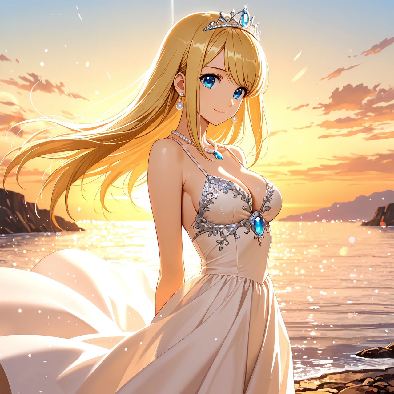 金色の美少女