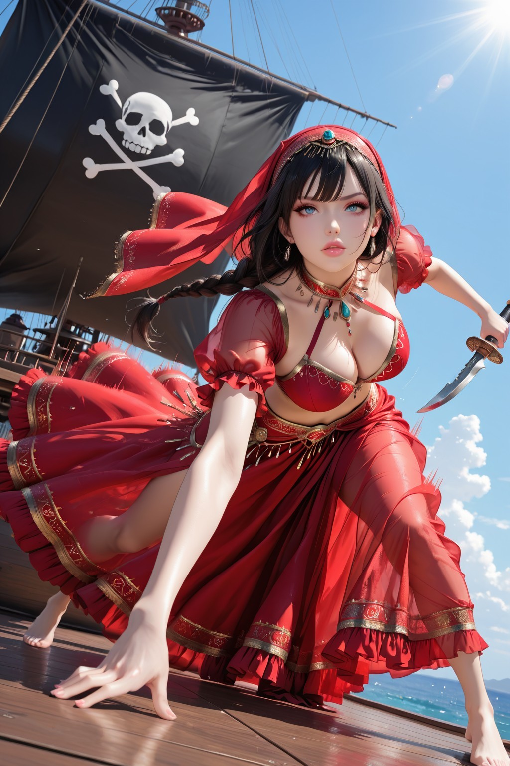 Beauty Arabian Girl - Pirate Slayer（アラビアン・ガール。【海賊討伐・お宝／アクション篇】）