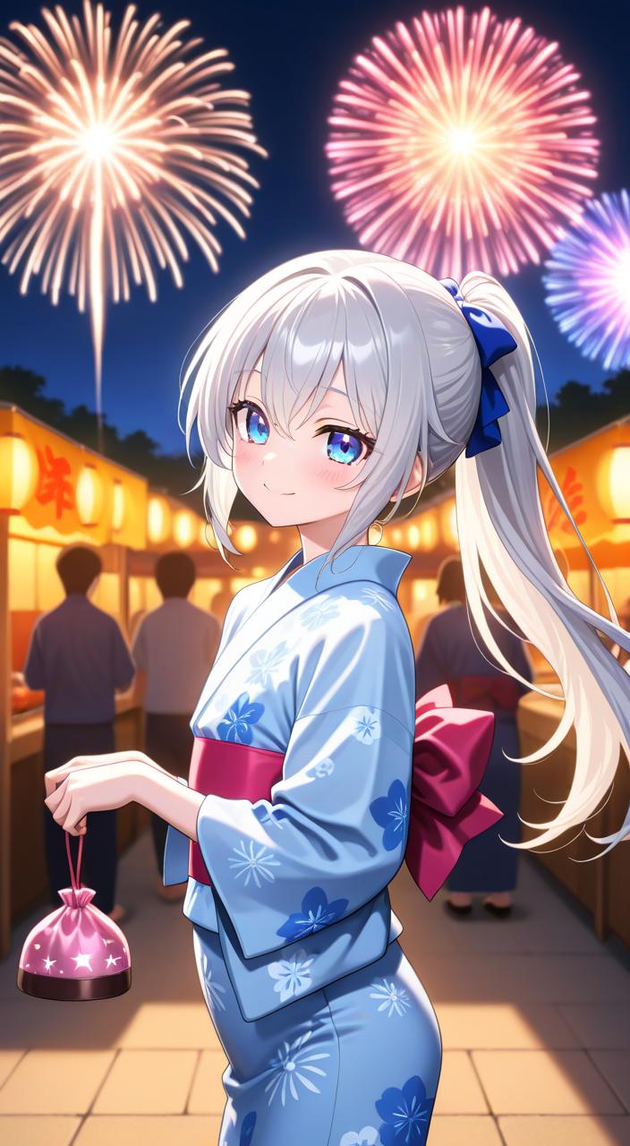 夏祭りにきたよ