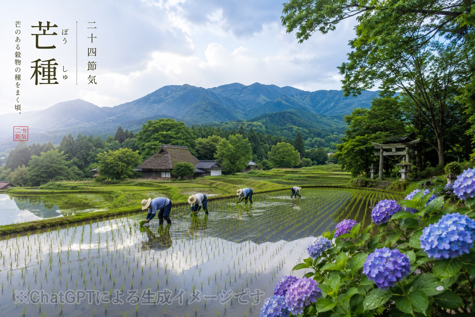 [今日は何の日 6/6頃] 芒種（二十四節気）