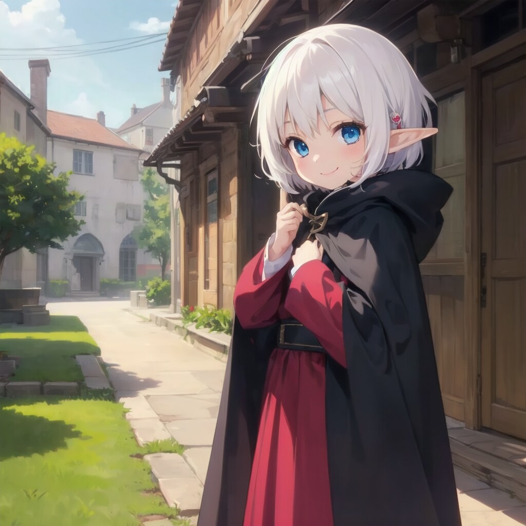 【今日のエルフちゃん】バンパイアごっこ