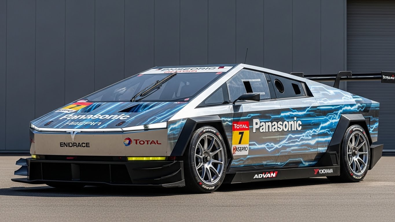 Panasonicテスラサイバートラックレーシングカー | の人気AIイラスト・グラビア