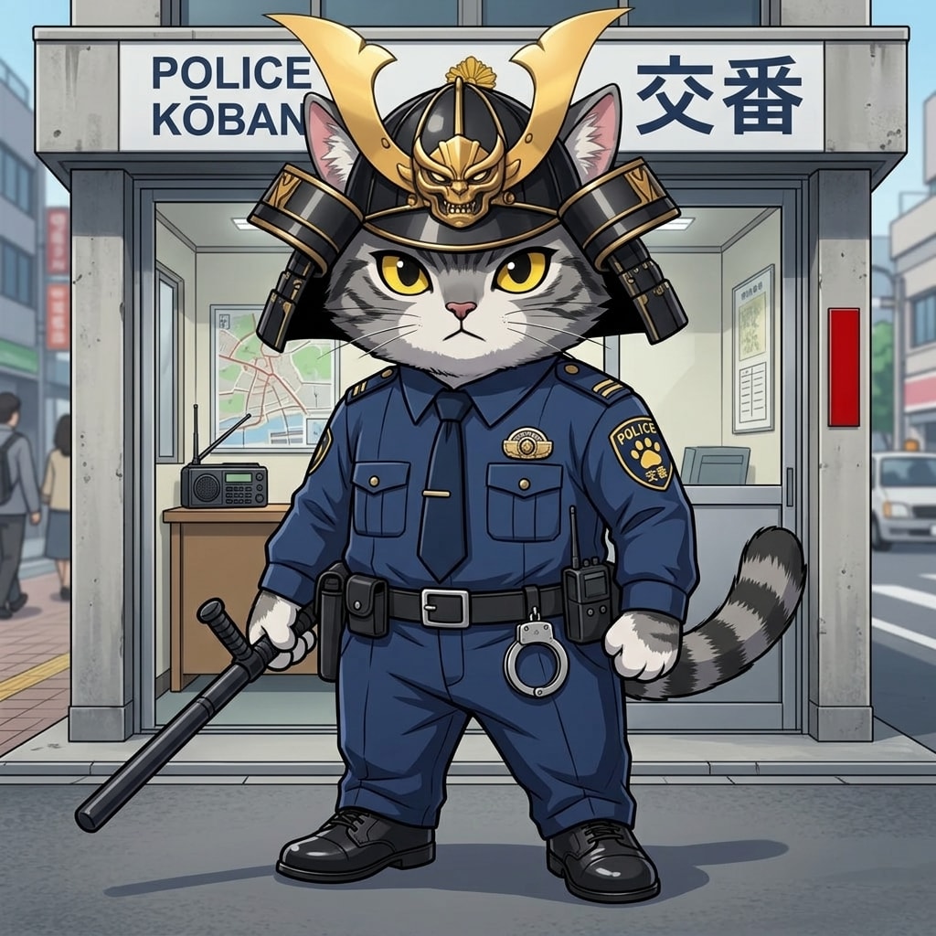 猫侍ポリス | の人気AIイラスト・グラビア