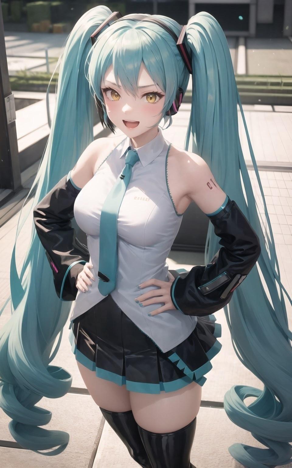 プリバティ（NIKKE）初音ミクのコスプレ