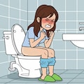 トイレ中の女性たち 4枚目