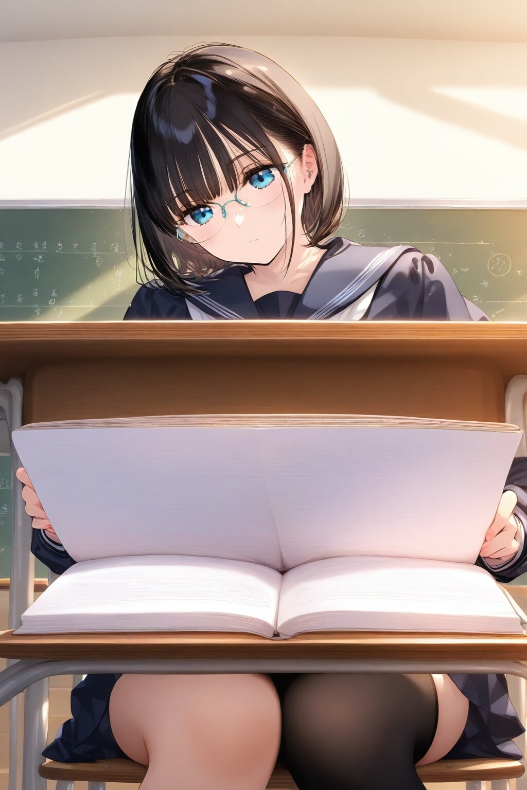 ガチャ子さん、授業中1