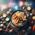 花火大会のseafood noodle 3枚目