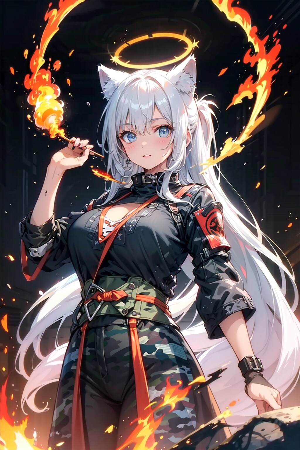 バーニングファイヤーウルフちゃん🐺🔥