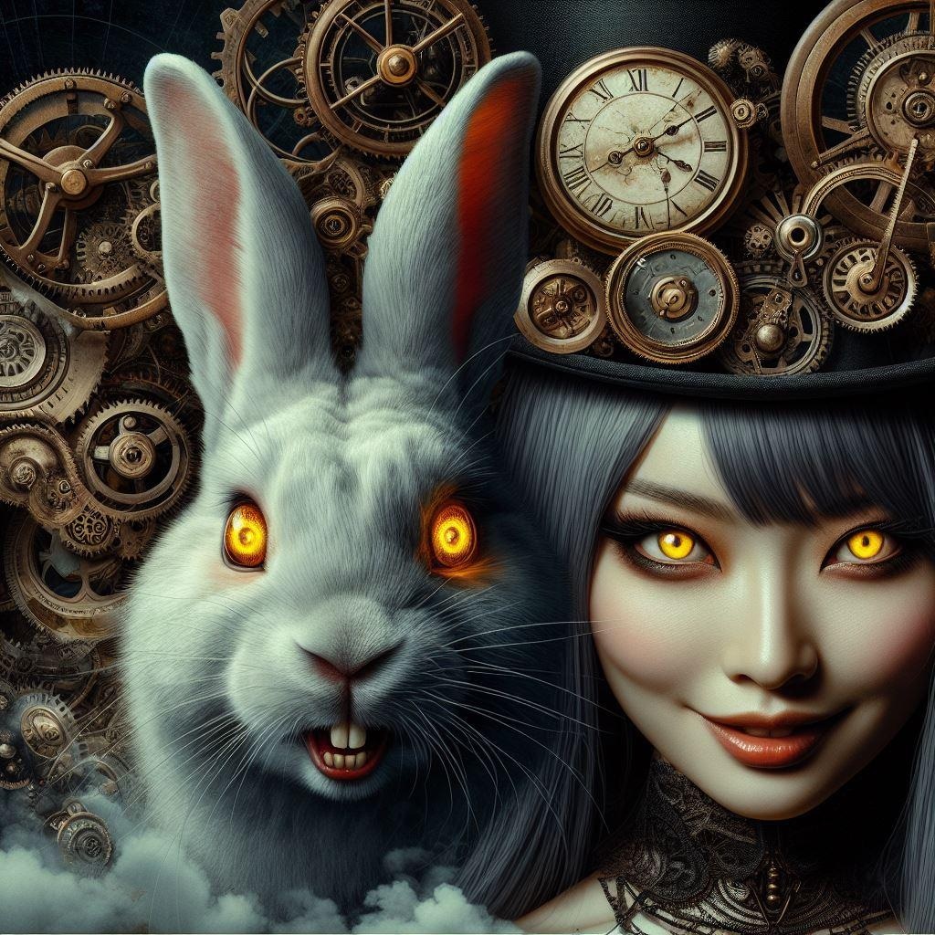 スチームパンクなロボットうさぎ