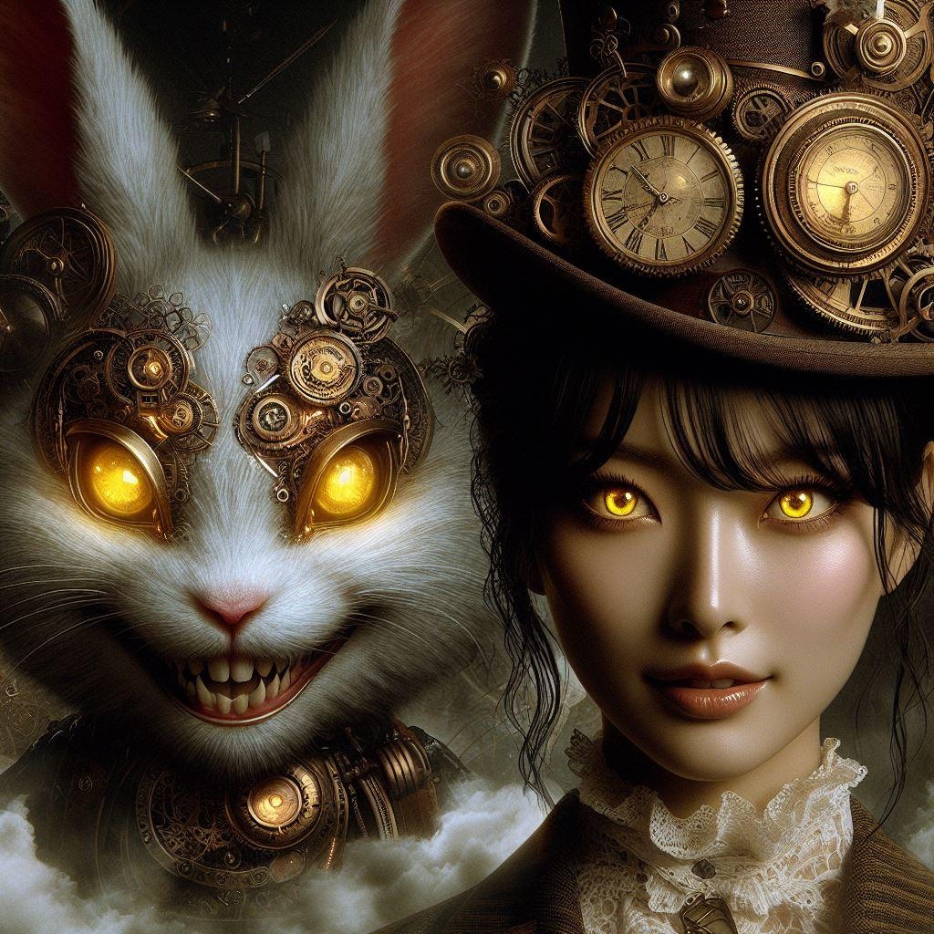 スチームパンクなロボットうさぎ