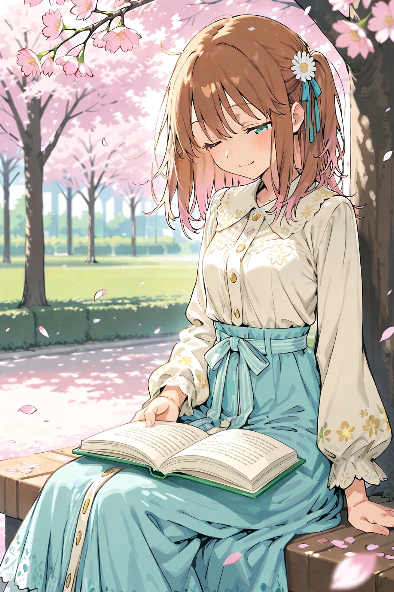 春のうたた寝 | の人気AIイラスト・グラビア