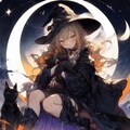 退屈な魔女と悪戯な夜 4枚目
