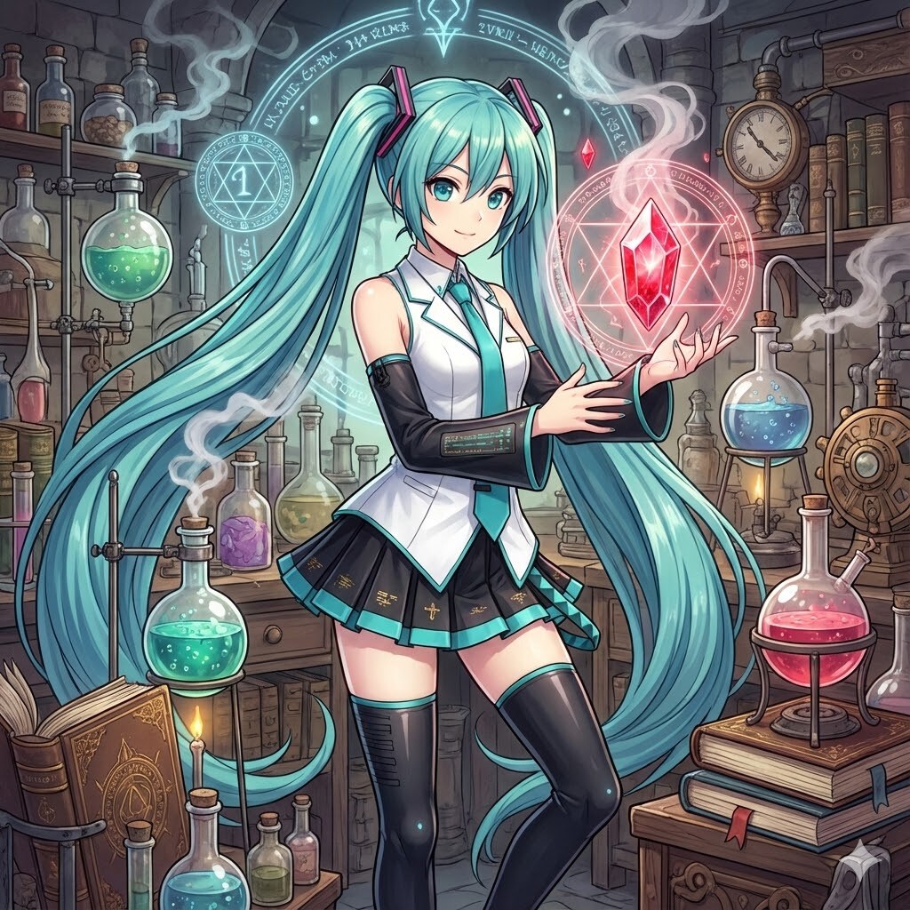 ♦️賢者の石を作るミクさん