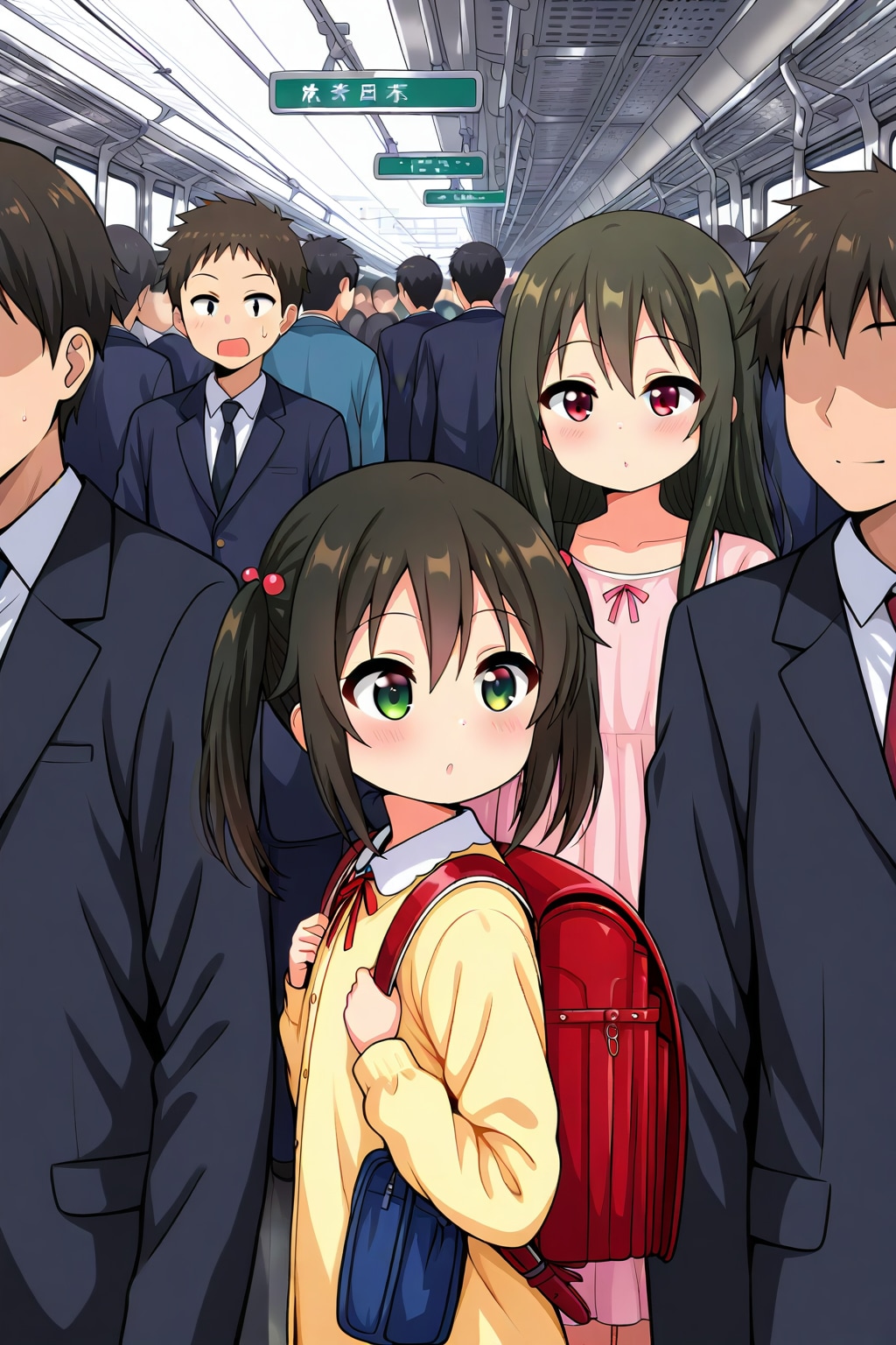 女性専用車両にすればよかったかな？ | の人気AIイラスト・グラビア