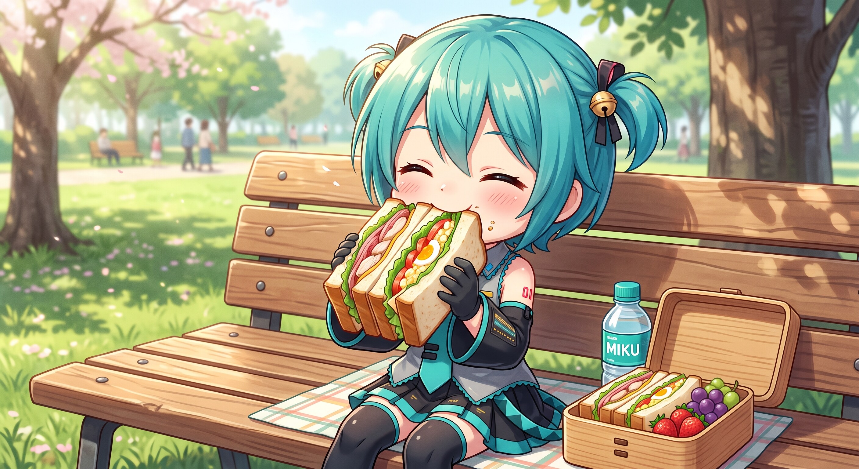 今日のお昼はサンドイッチです | の人気AIイラスト・グラビア