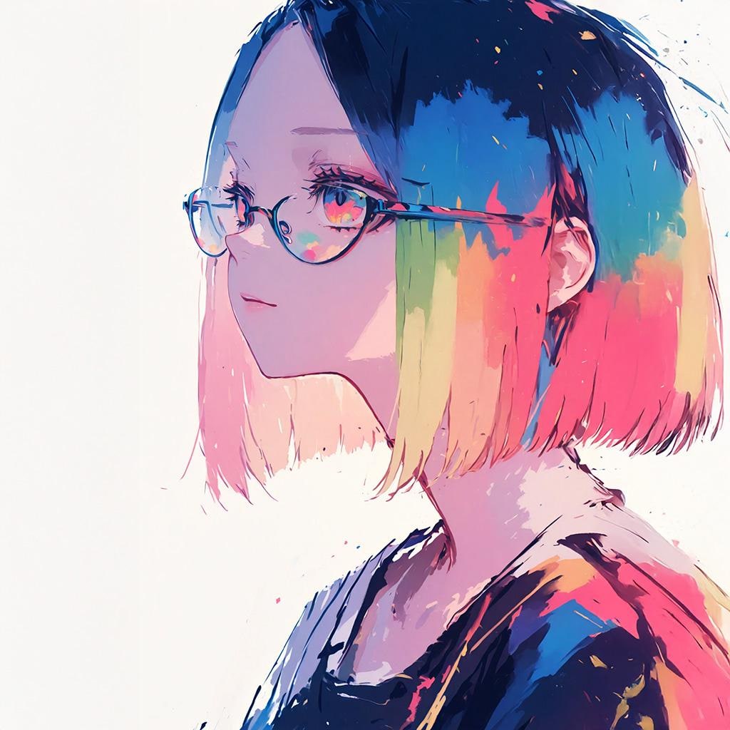 艶めく眼鏡女子