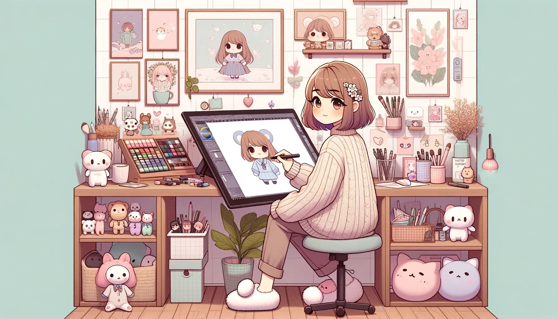 PCでイラストを描く