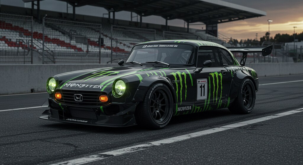モンスターエナジーS800レーシングカー