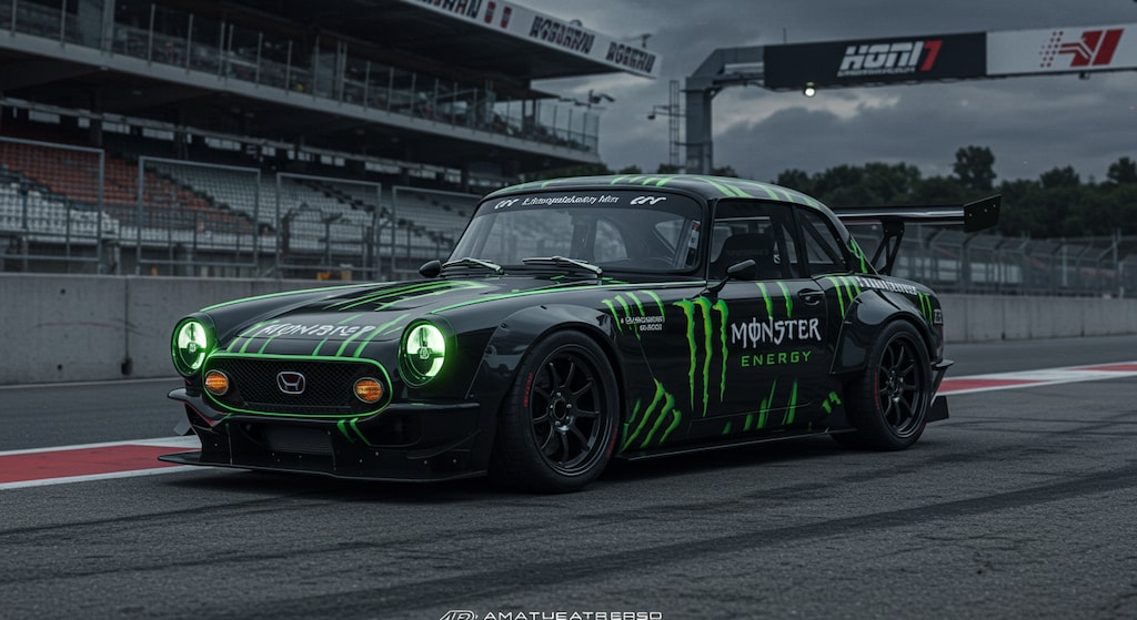 モンスターエナジーS800レーシングカー