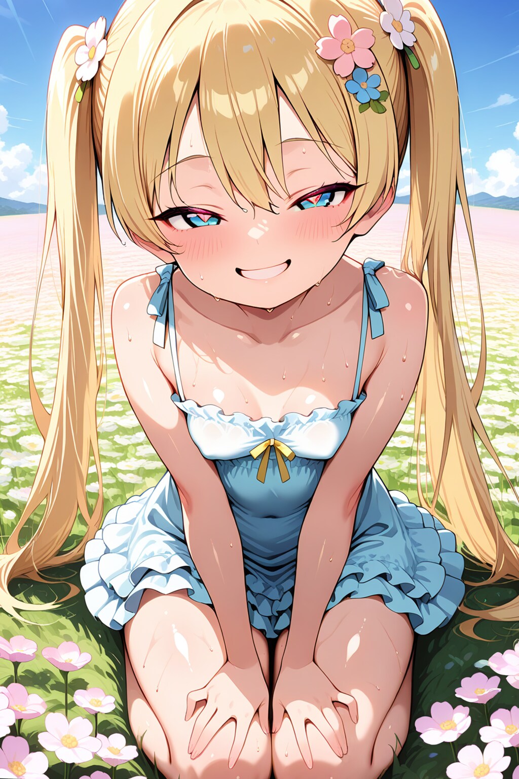 メスガキ　春色コーデ