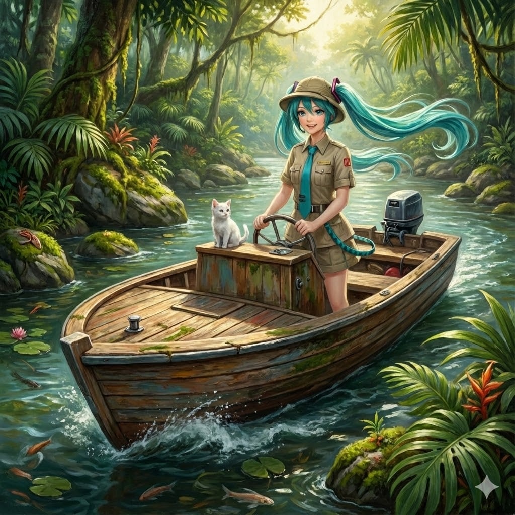 初音ミク探検隊 | の人気AIイラスト・グラビア