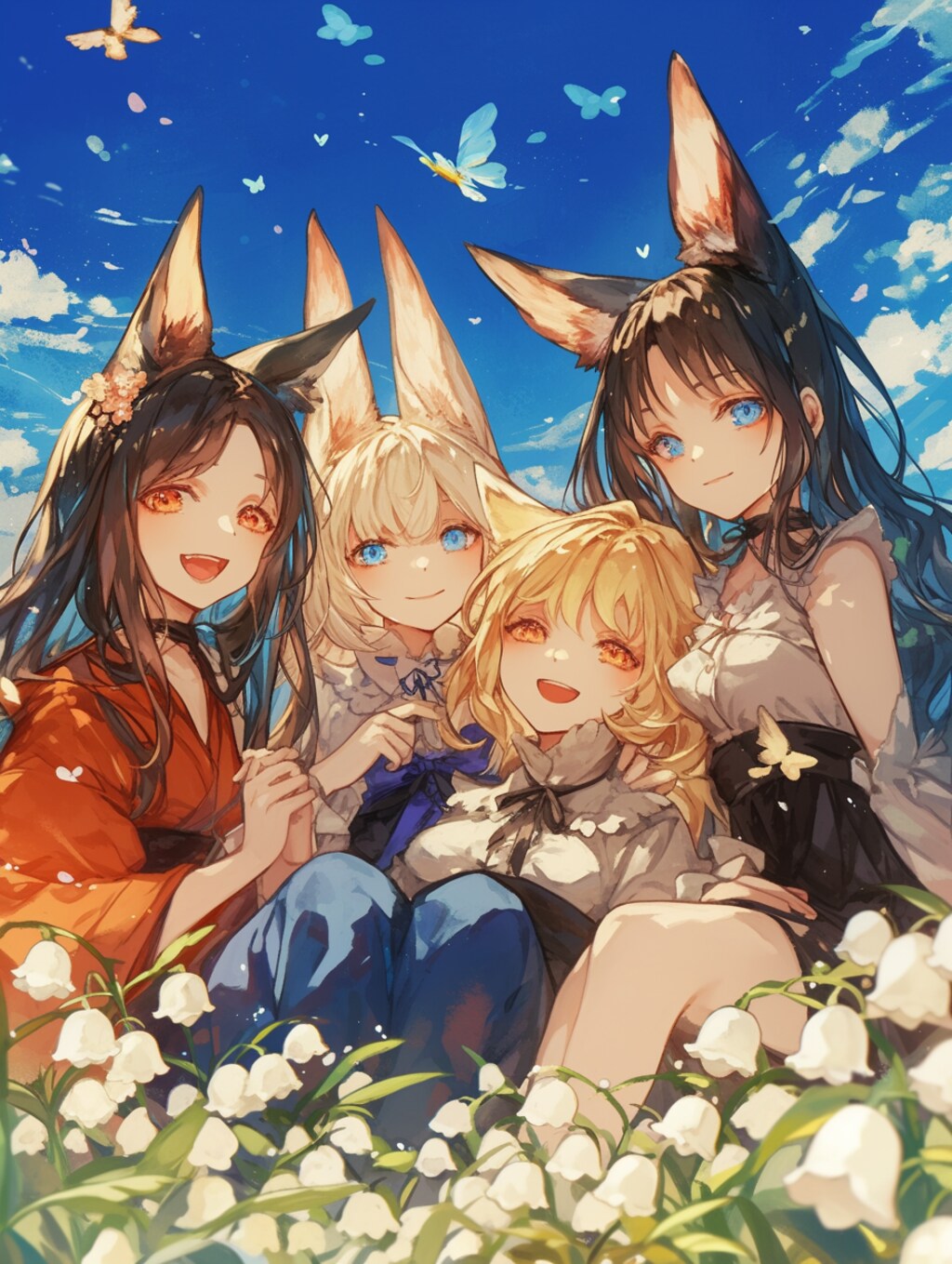 鈴蘭の花畑