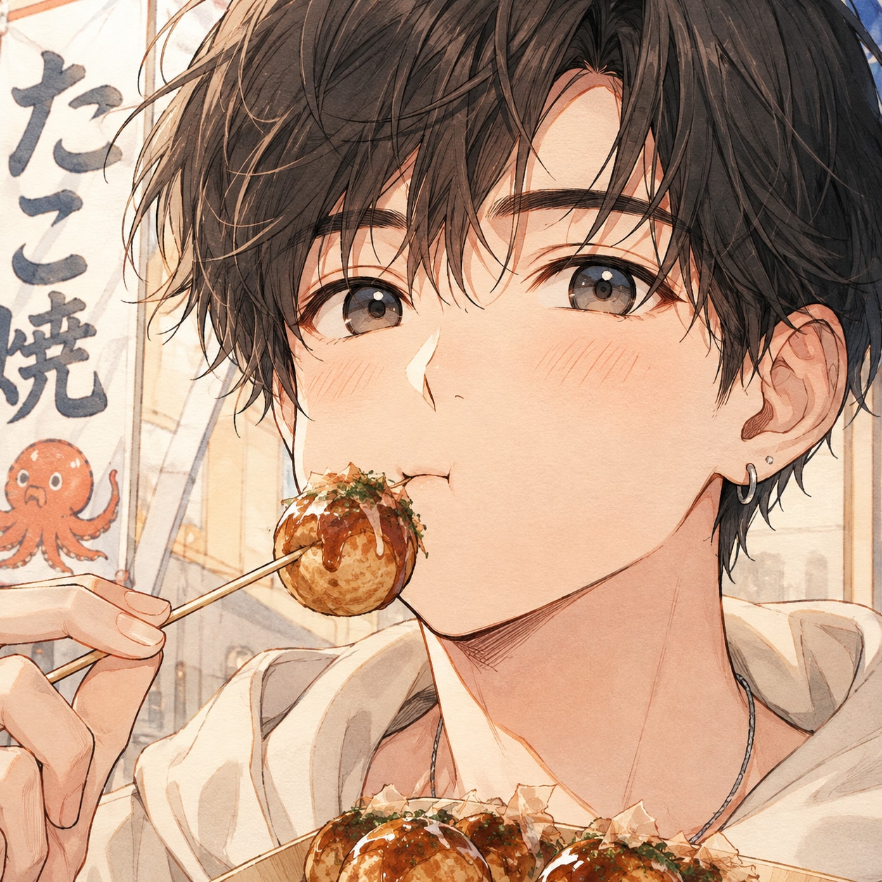 たまにイケメンも