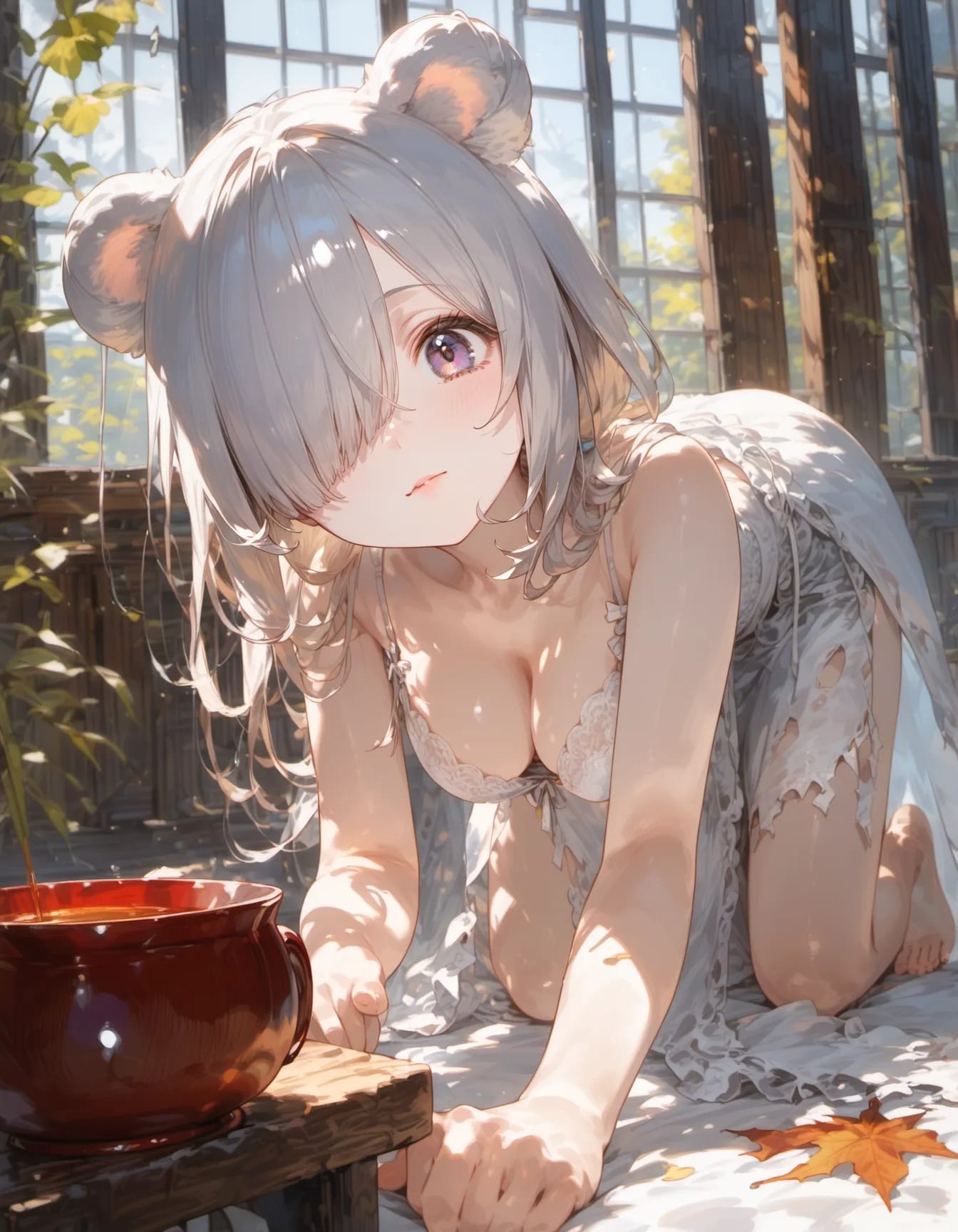 Autumn Tea with the Little Bear