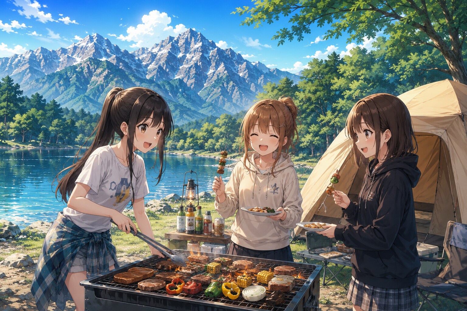 アウトドアと言えばバーベキュー